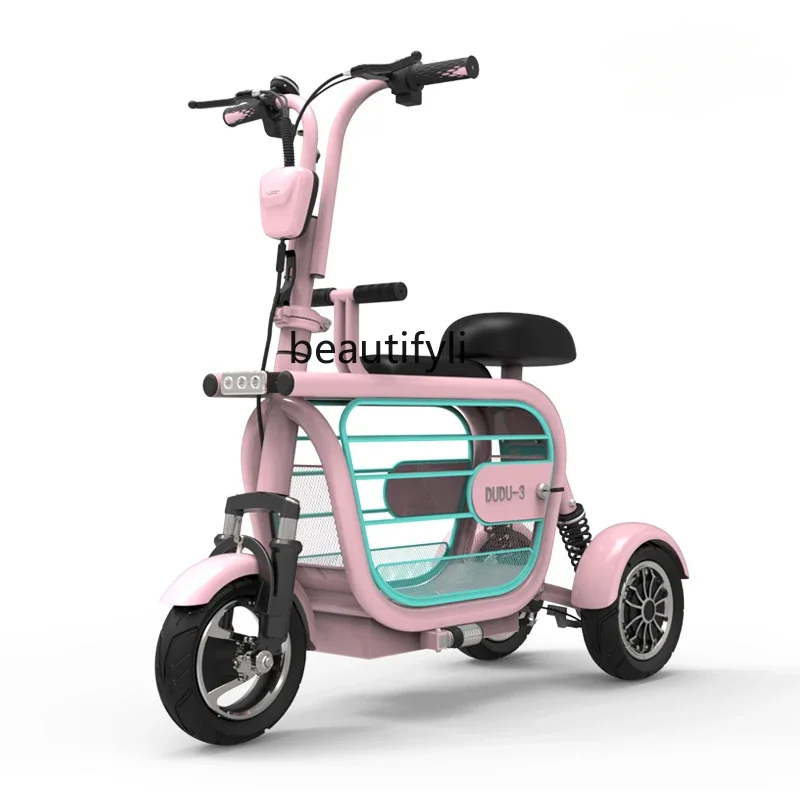 Yidi Yidi Electric Tricycle Household Women's Small Mini Scooter with Pets Walking Dog Battery Car