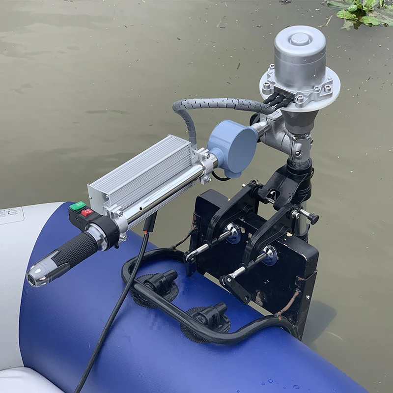 12 and 24 v brushless electric propulsion ship outside the machine aluminum alloy slurry machine kayak fishing speedboats