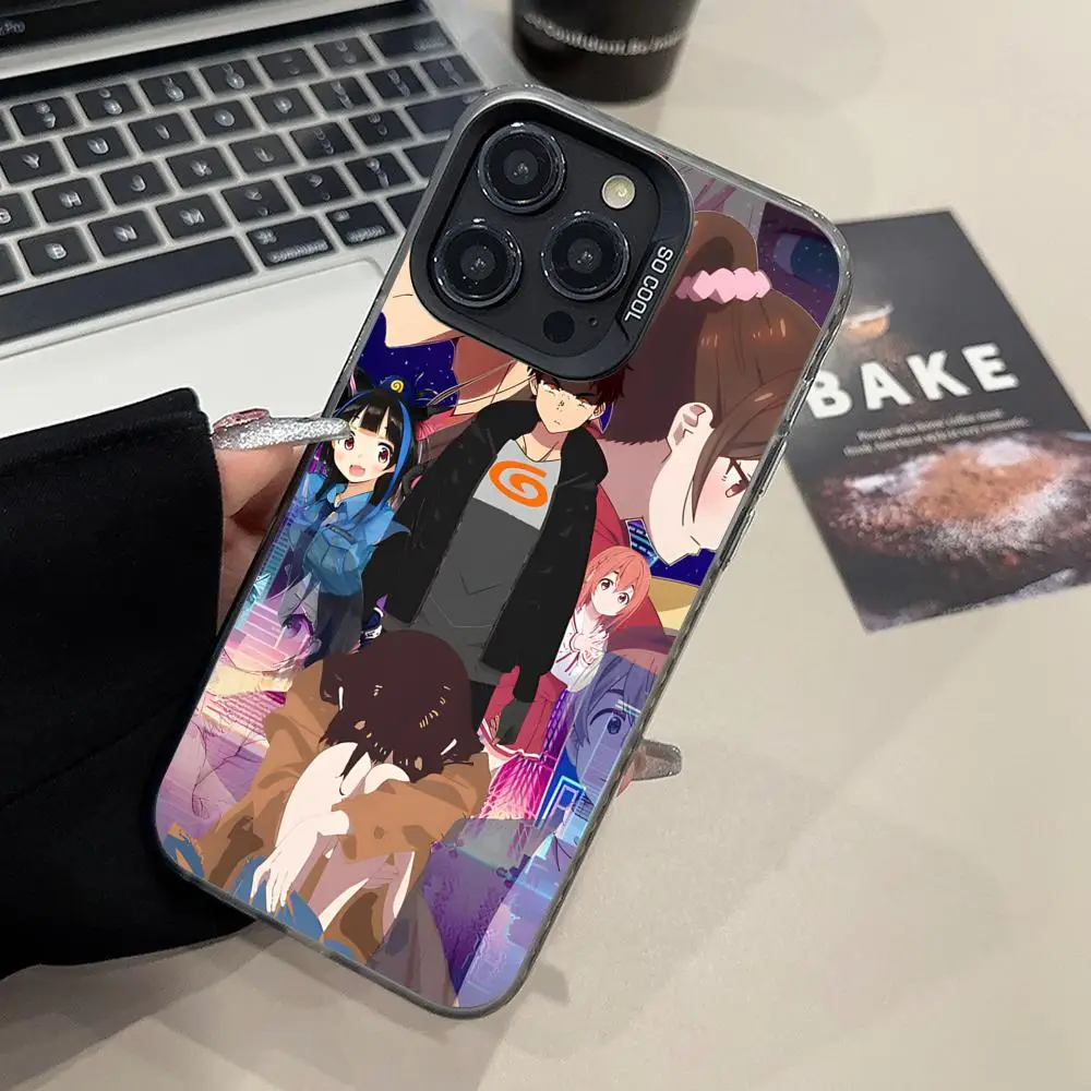 

Anime Rent Girlfriend Phone Case for iPhone 16 15 14 13 12 11 X XR XS 8 7 Pro Max Plus Translucent Colour Printing Cover Luxury