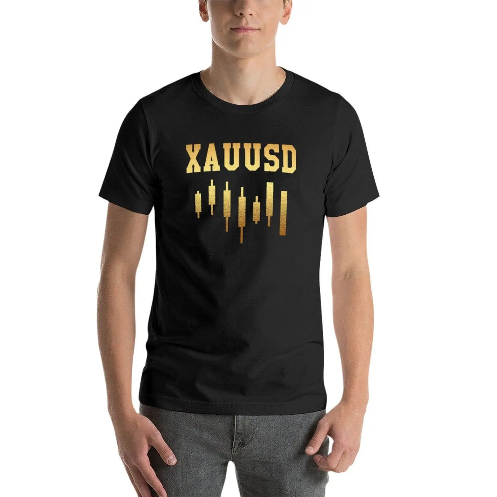 XAUUSD Day trading Gold forex Metals| T-Shirt korean fashion funnys clothes for men