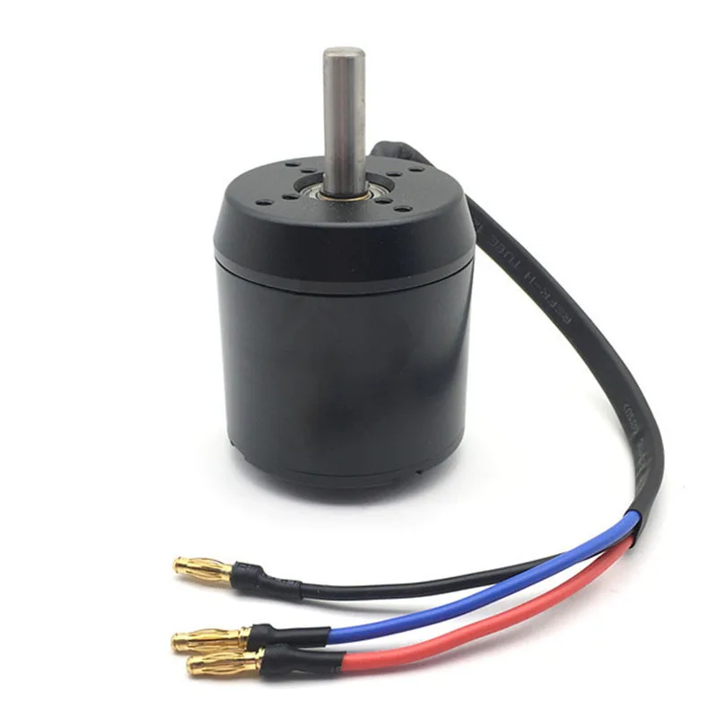 Silnik bezszczotkowy trójfazowy z zewnętrznym wirnikiem 6374 120KV150KV o dużej mocy do deskorolki elektrycznej, zdalnie sterowanej, czterokołowej, z czujnikami Halla, rok 2024.
