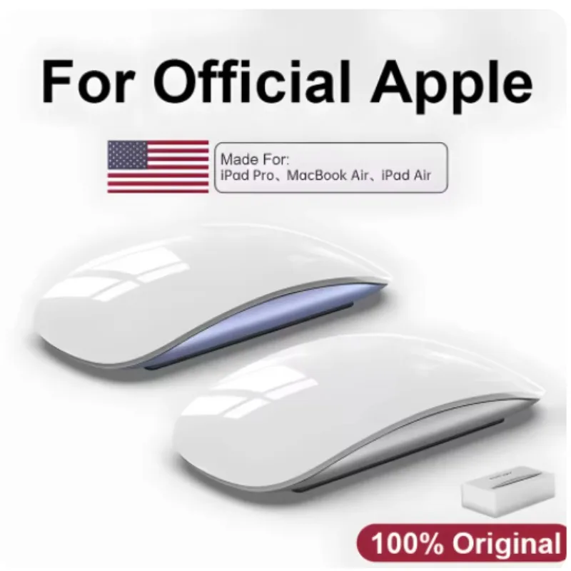 Original Official For APPLE Magic Wireless Mouse Bluetooth 5.0 For Macbook Pro Air Mini Laptop Tablet PC iPad Multi-Touch Mouse