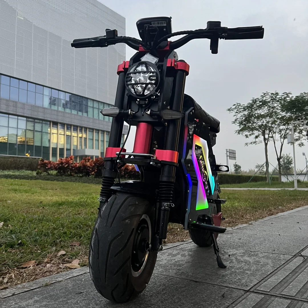 New 120Kmh 70Mph Fast Seated Electric Scooters Off-Road 72V 60V 52V 10000W 15000W 7000W 5000W Dual Motor Electric Bike Adult