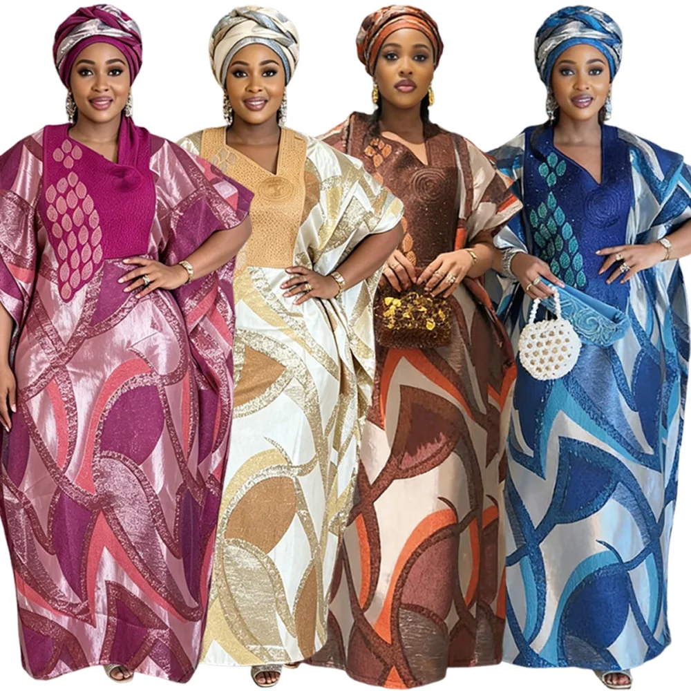 Abayas Traditional Africa Clothing African Dresses for Women Dashiki Ankara Bazin Gown Robe Muslim Kaftan Maxi Long Dress 2026