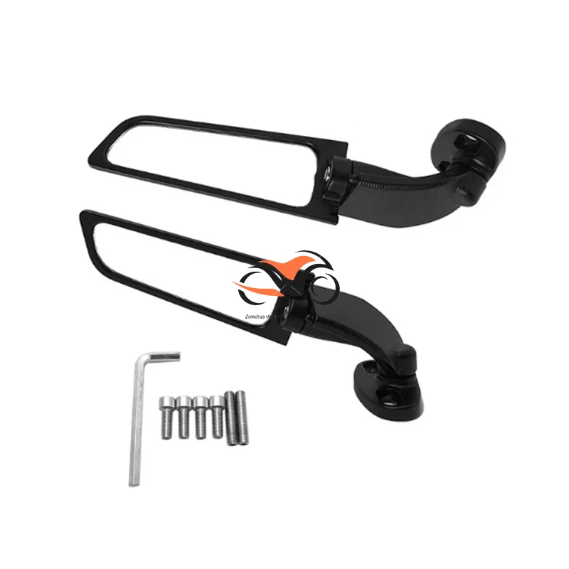 

For YAMAHA YZFR25 YZFR3 YZF R6 R1 R25 R3 R125 R15 Motorcycle Mirrors Modified Wind Wing Adjustable Rotating Rearview Mirror