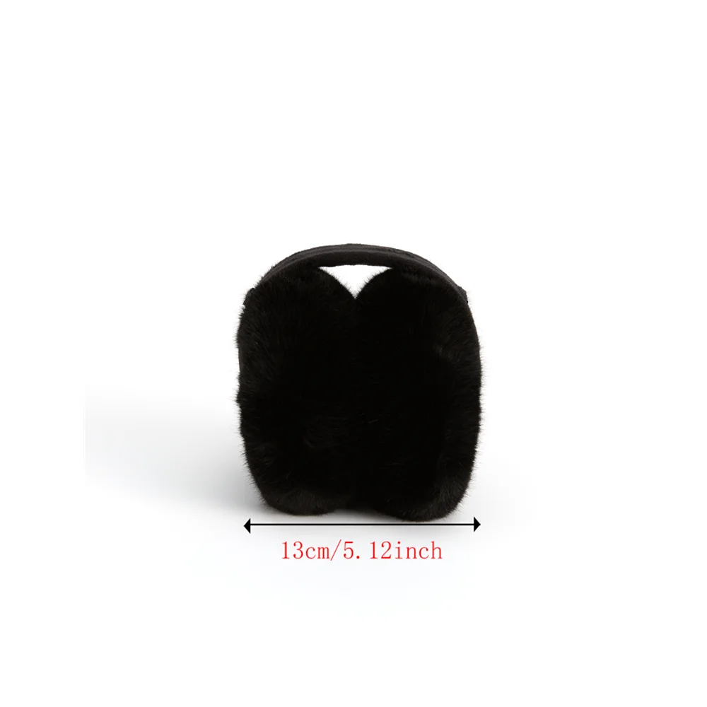 2023 New Winter Earmuff Fashion Imitation Exquisite Collapsible Rabbit Hair Ear Warmth Man Woman Unisex Eardrum Christmas Gift