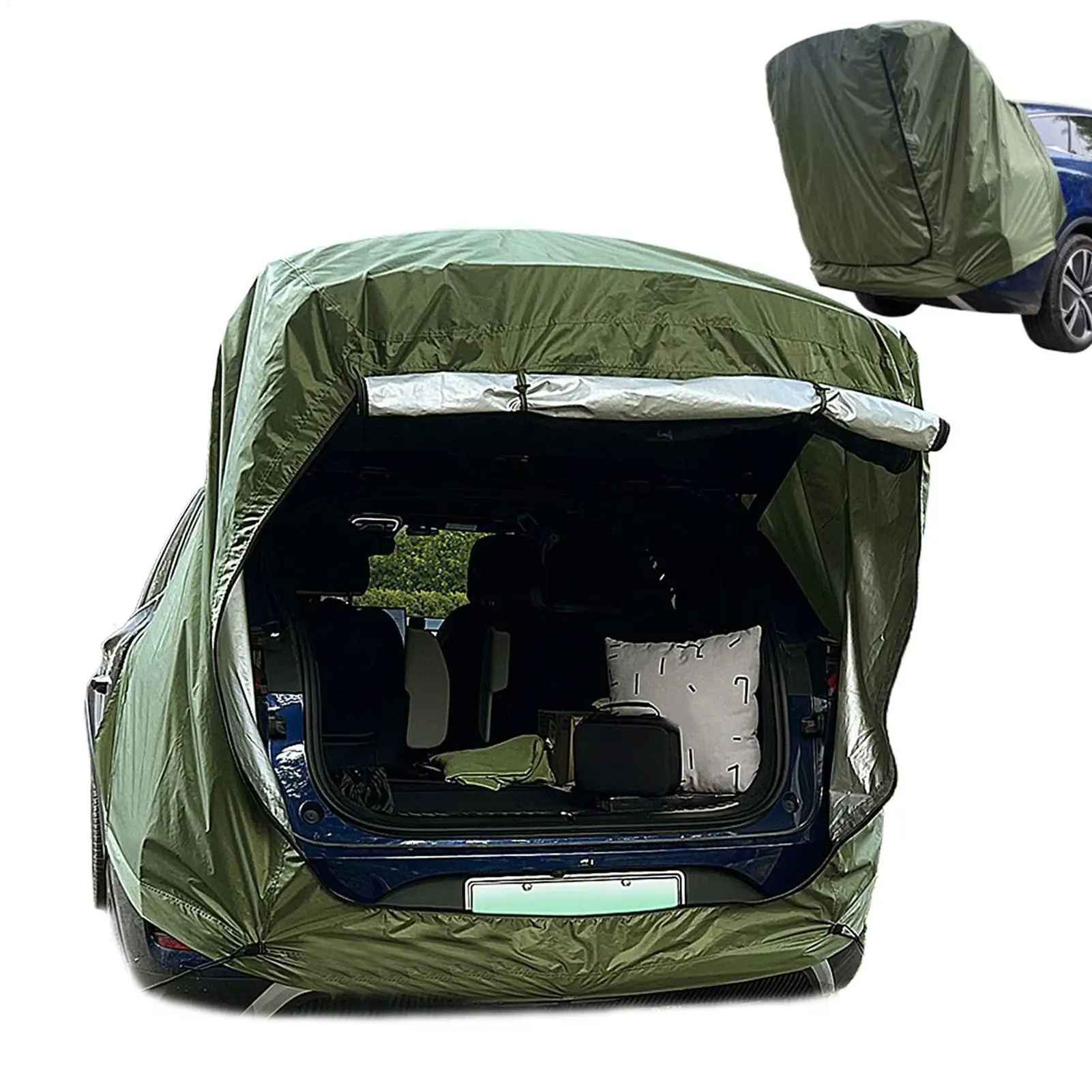 Outdoor Car Rear Tent Tailgate Tent   SUV Camping Tent SUV Tailgate Sun Blocking Equipment Roof Canopy   Camping Rear Hatch Tent