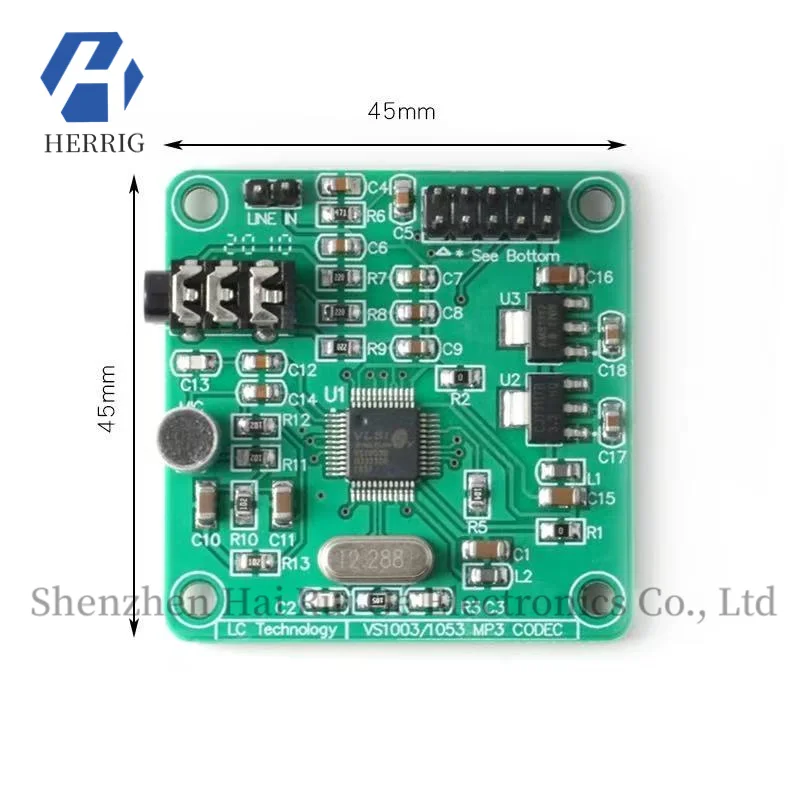 

Original genuine VS1053 audio module audio decoding development board MP3 playback module with built-in recording function