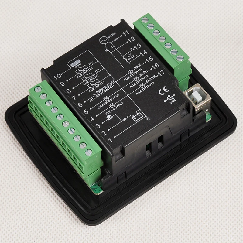 Mebay DC30D Generator Control Module Small Diesel Generator Set Controller Panel USB Programmable PC Connection