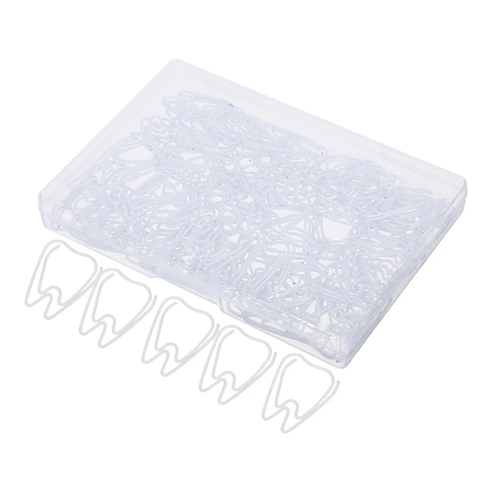 clips-en-forme-de-dent-en-metal-100-pieces-fournitures-scolaires-et-de-bureau-decoratives-et-amusantes-papeterie-fantaisie-pour-documents-et-dossiers