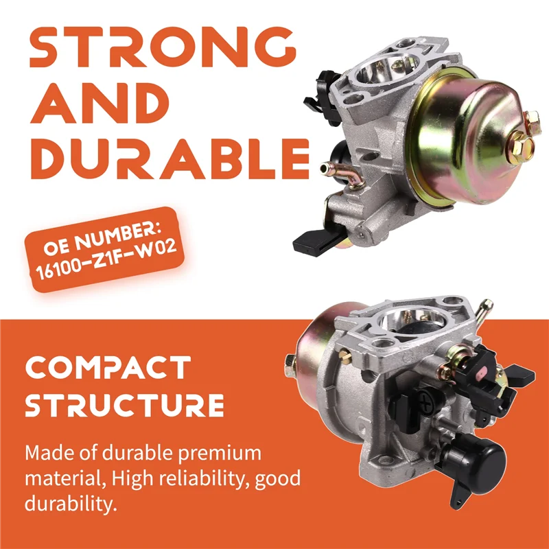 ABBP-Carburetor لهوندا GXV340 GXV330 GXV390 16100-Z1F-W02 Carb Kit أدوات الحدائق أجزاء جزازة العشب الملحقات