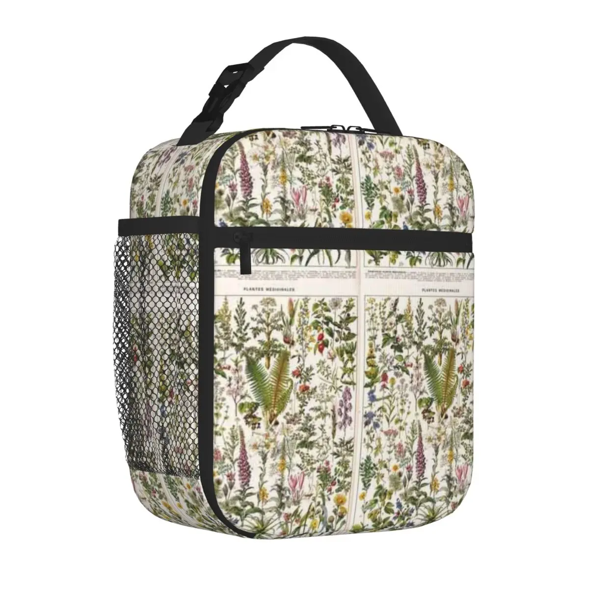 Bestselling Adolphe Millot - Plantes Medicinales B - French Vintage Poster Trendy Compact Lunch Bag Errand Run Camping Lunch Bag
