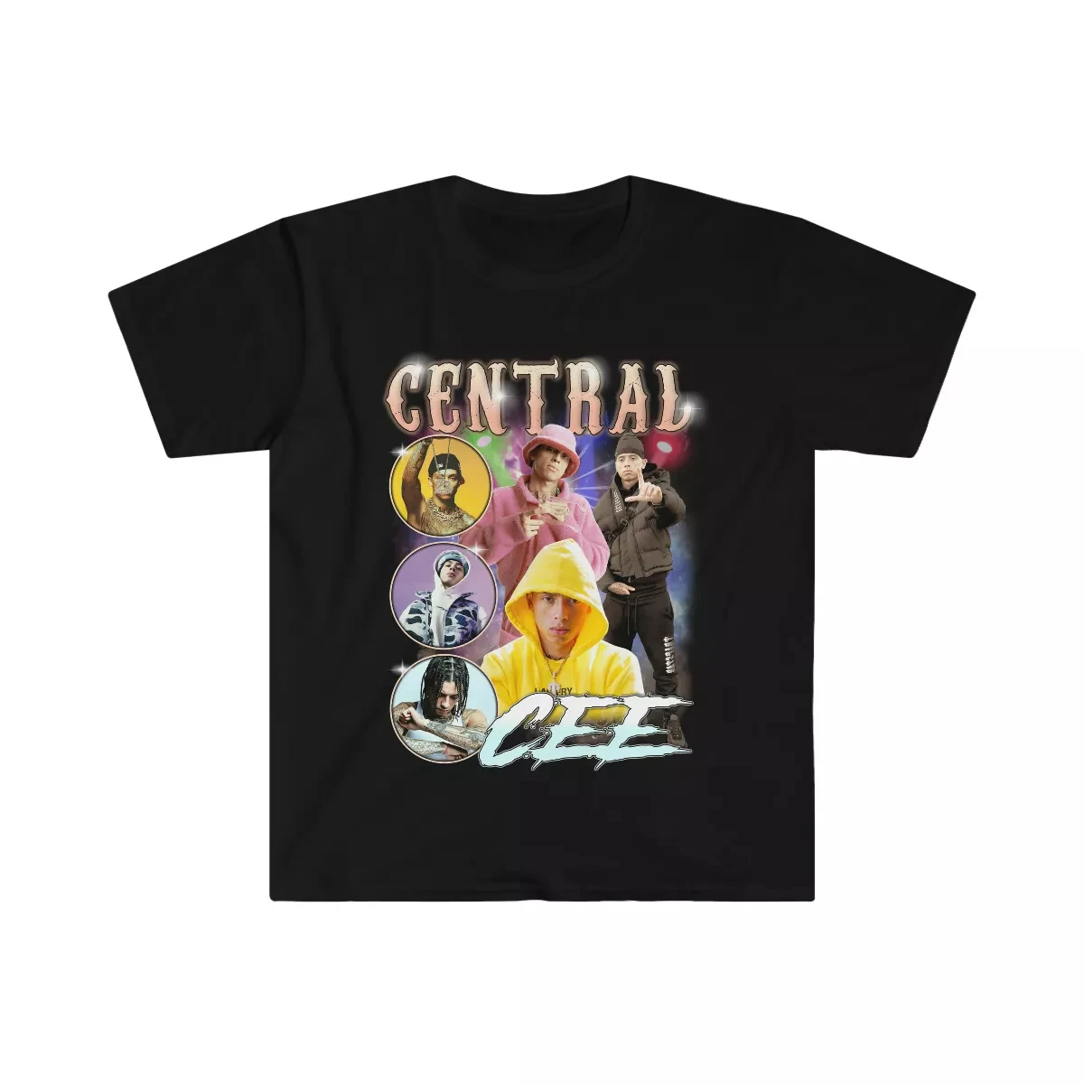 

Central Cee British Rapper Fan Sports Soft Style T-shirt Summer New Retro Fashion Men's and Women's Tops