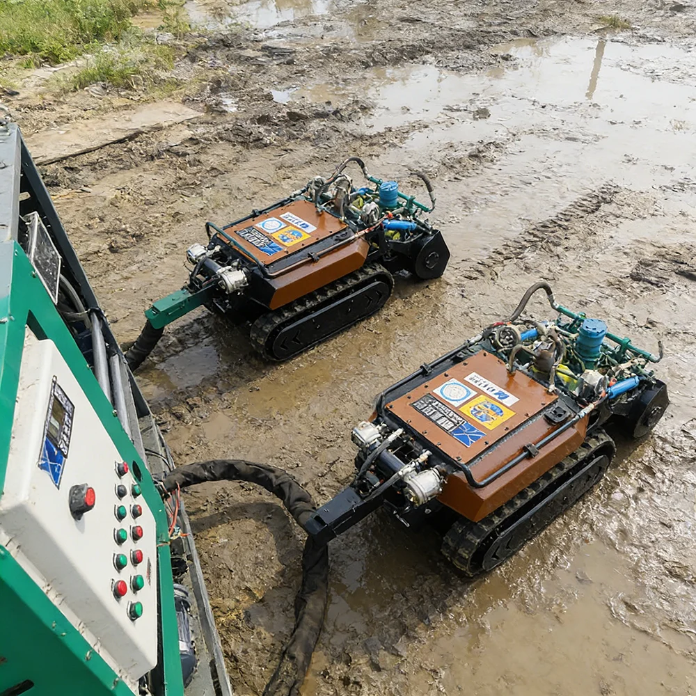High Performance Sludge Cleaning Machine Robot Operated Pipeline Dredging Tool