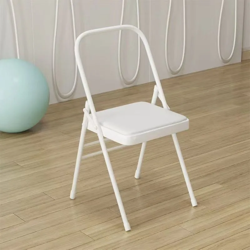 Factory Custom Multi-Function Yoga Accessory Equipment Yoga Headstand Chair Tube Metal Folding Iyengar Yoga Chair
