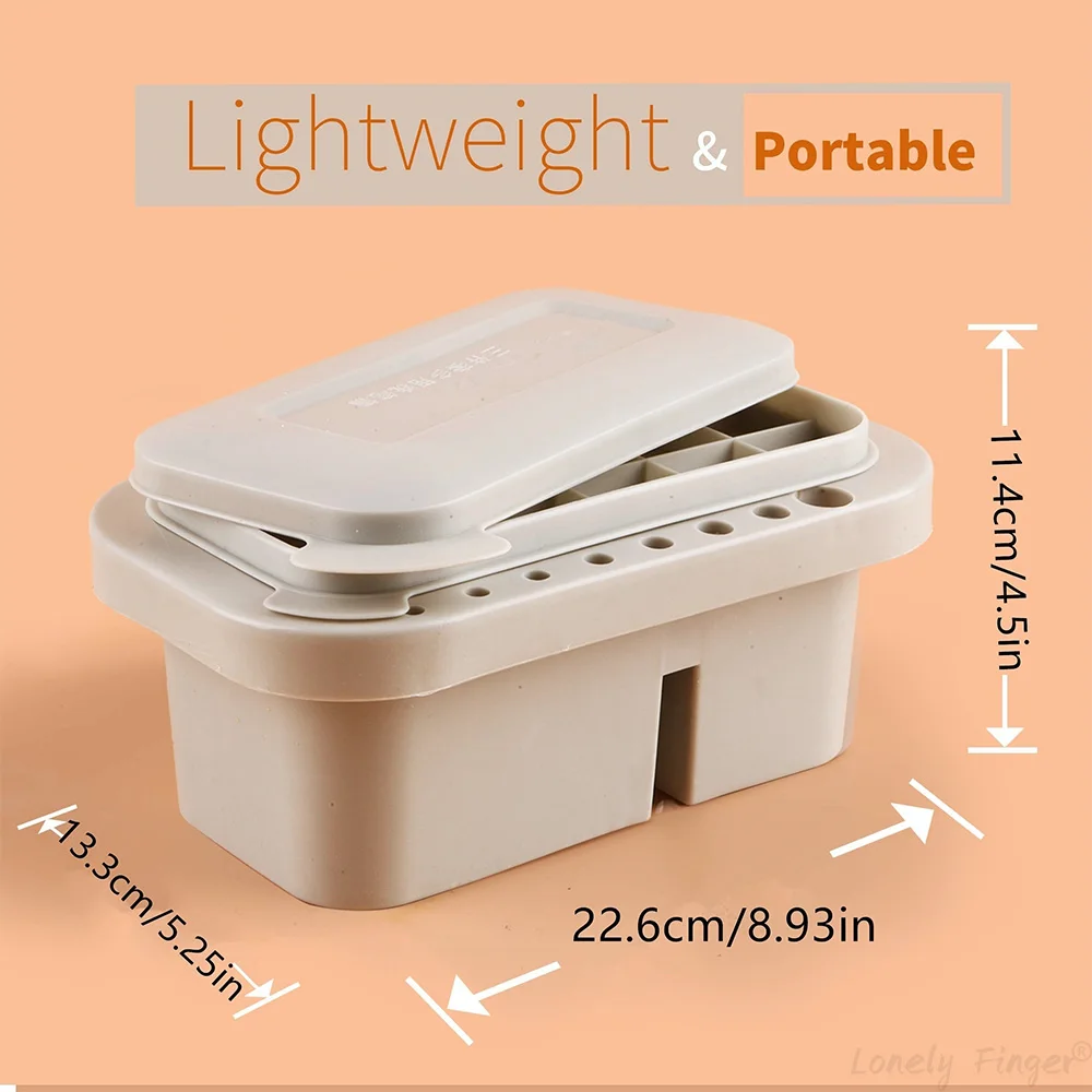 [NO Brush]Multi-Function Handle Paint Brush Washer With Palette, for Acrylic, Watercolor, and Water-Based Paint Oil Painting