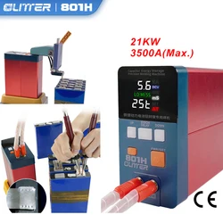 Glitter Spot Welding Machine, Alumínio para Níquel, Soldador Capacitor, Armazenamento de Energia, Precisão, 801H