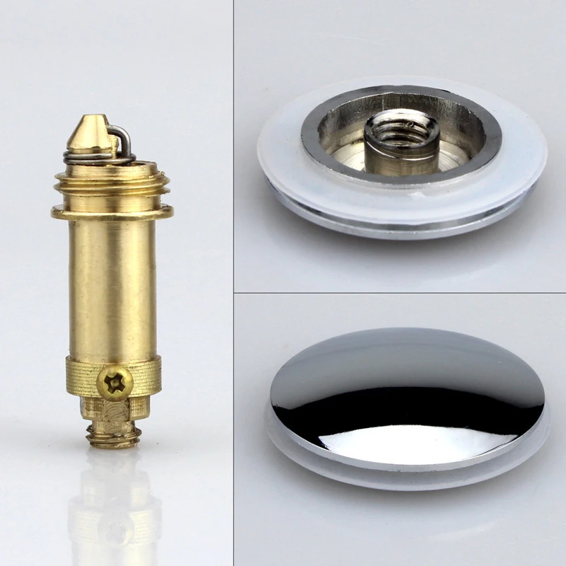 1PC Bathroom Lavatory Kitchen Bathtub Push Button Plug Tool Universal Wash Drain Filter Basin Bounce Core Sink Drain Plug - view 2