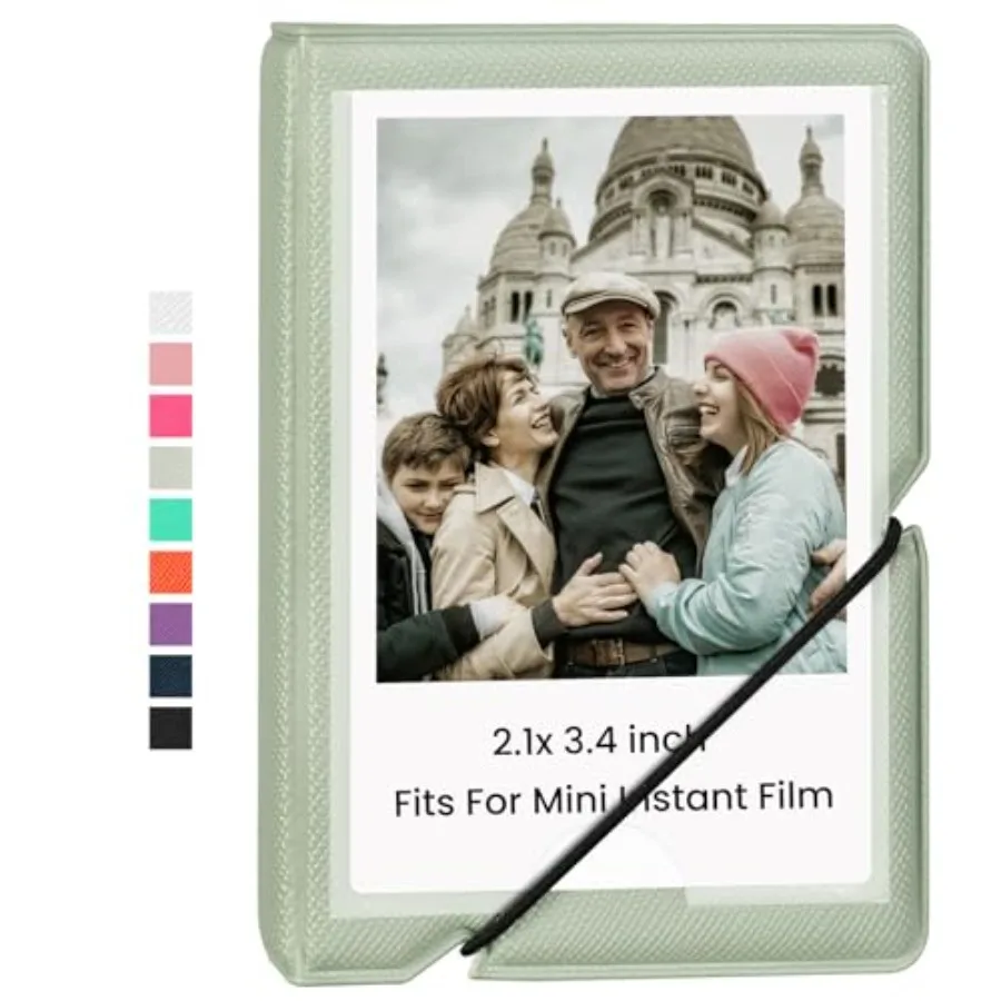 Mini Photo Album with 28 Pocket 2x3 Inch Pictures Fits for Fujifilm Instax Mini 7s 8 9 11 25 26 40 50s 90 Evo Z2300 Instant Cam