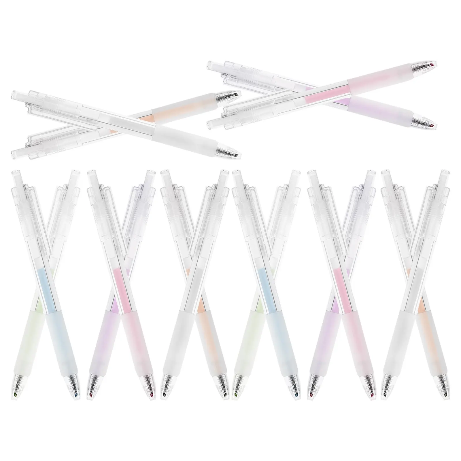 

18Pcs Vibrant Dot Glue Pen Set Pen-Shaped Quick Drying Craft Glue for Handmade Books Office Supplies Art Tools Stationery DIY