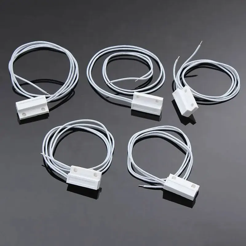 10 Stück Home Security Alarm Side Surface Mounted Wired Magnetic Reed Switch Türsensor