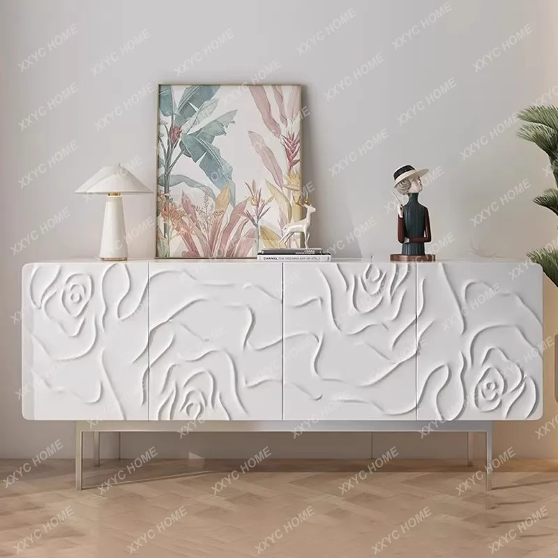 Piano paint porch cabinet household locker light luxury side cabinet wine cabinet