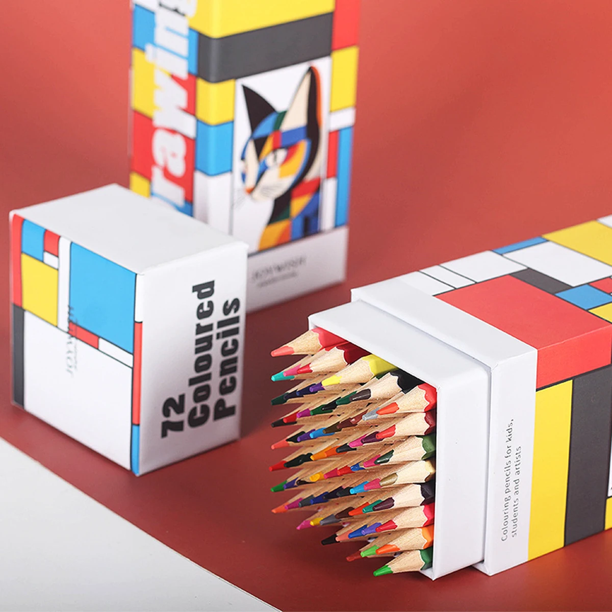 12–72 lebendige Soft-Core-Buntstifte für Malbücher und Kunstzeichnungen für Erwachsene, Künstlerqualität, Set für Kinder/Anfänger/Pros-Briefpapier