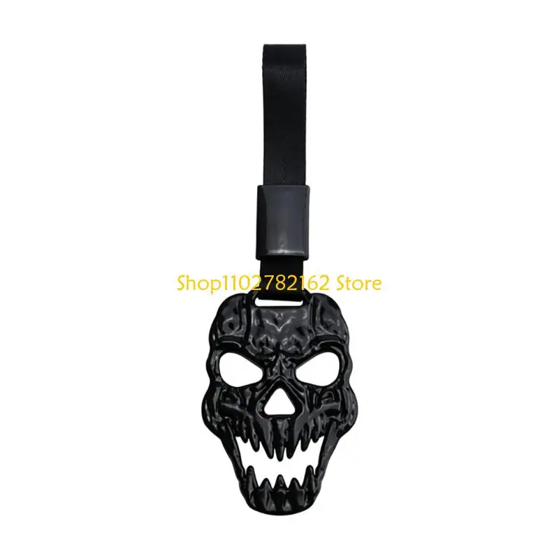547B Automotive Skull Pendant Accent Handle Strap Drift Charm Universal