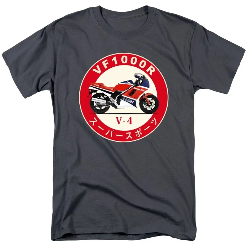 

Honda Trendy Hot Items Men's and Women's T-shirts Summer New VF1000R Racing Motorcycle Riding Off-road Enthusiasts Retro Top