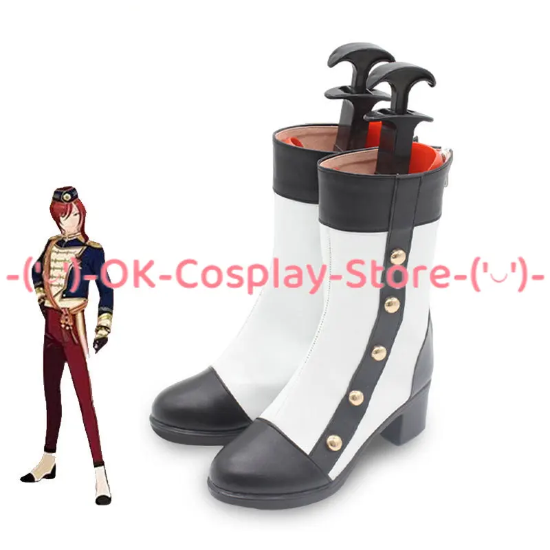 

Sakasaki Natsume Cosplay Shoes Game Ensemble Stars Cosplay Prop PU Leather Shoe Halloween Carnival Boots Accessories Custom Made