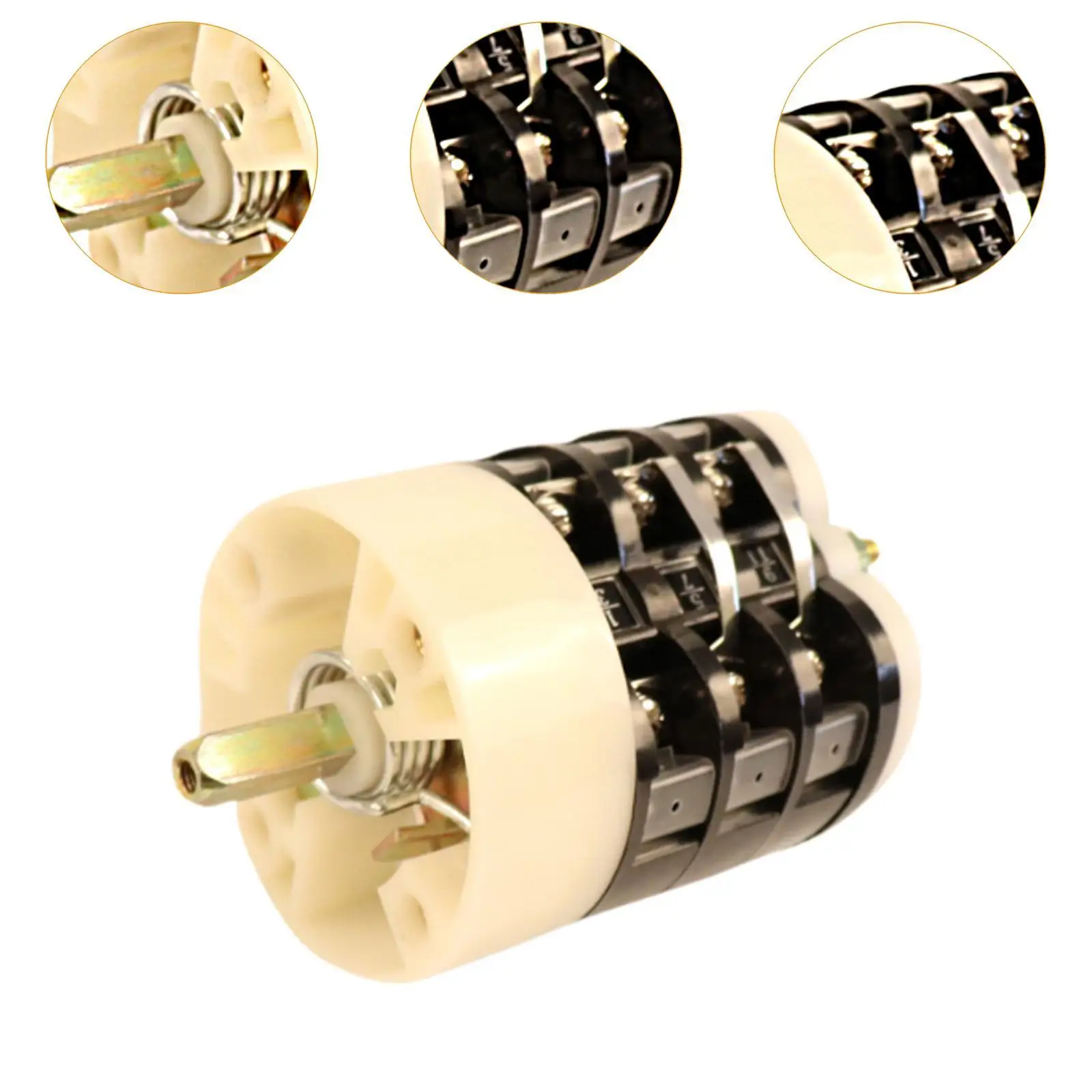 Motorcycle Tire Changer Machine Motor Switch Pp Black and White Forward Reverse Controller for Tire Changing