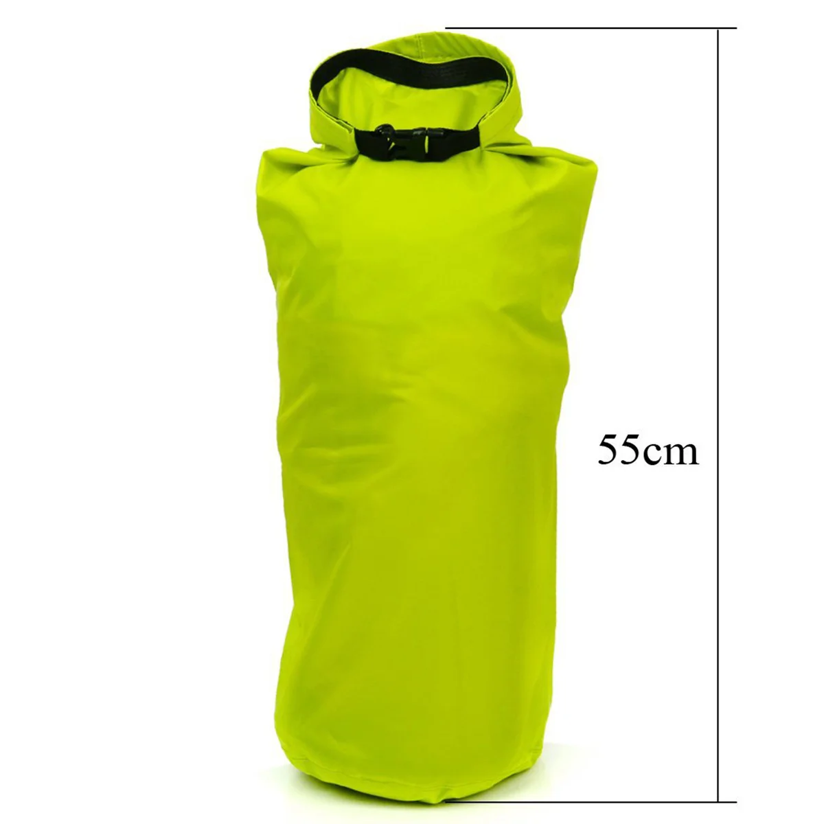 ضغط كيس جاف 15L حقيبة مقاومة للماء خفيفة الوزن دائم عززت خياطة قوارب الكاياك تجمع تخزين كيس ضغط #6