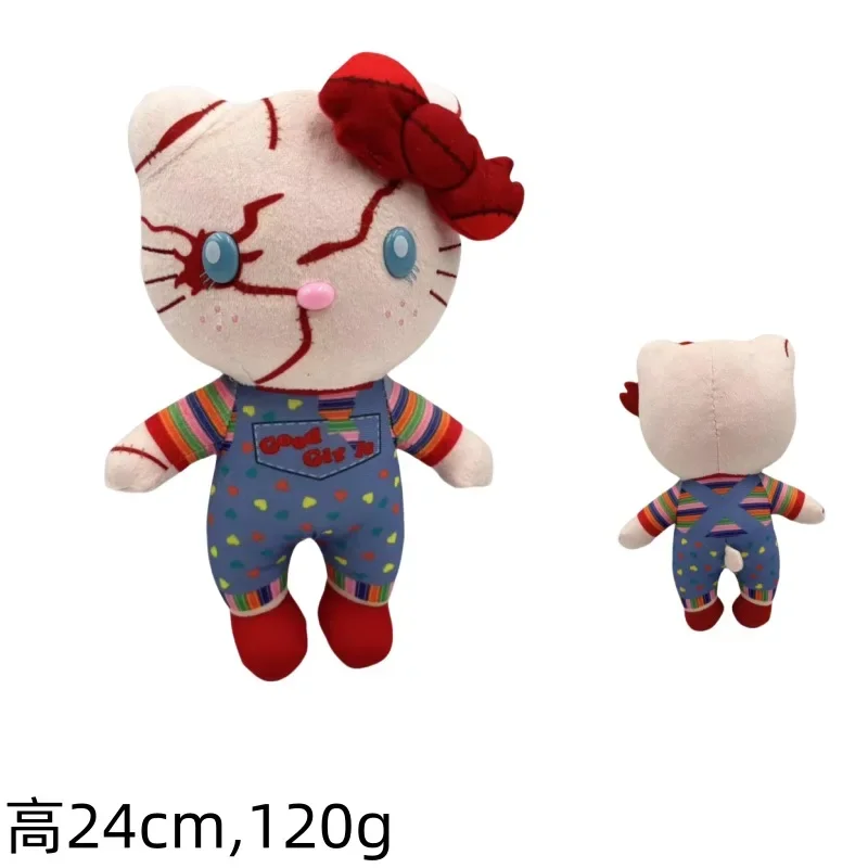 Anrio Anime Hello Kitty Chucky Kawaii Action Figure Toys Chuacky Doll Cute Pendant Keys Girl Christmas Birthday Gifts