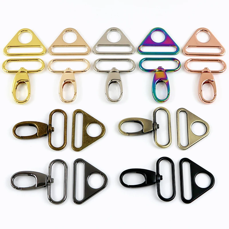 

2/4/5 комплектов, 20-38 мм, металлическая кольцевая пряжка для швейной сумки, поворотная застежка-лобстер, лямка, соединитель, карабин, аксессуары для фурнитуры «сделай сам»