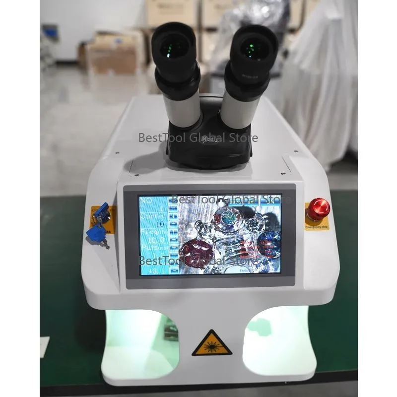 

Mini Jew-elry YA-G La-ser Welding Machine 160J High Power Desktop Jew-elry Las-er Welder for Ring Gold Si-lver Spot Welder 200W