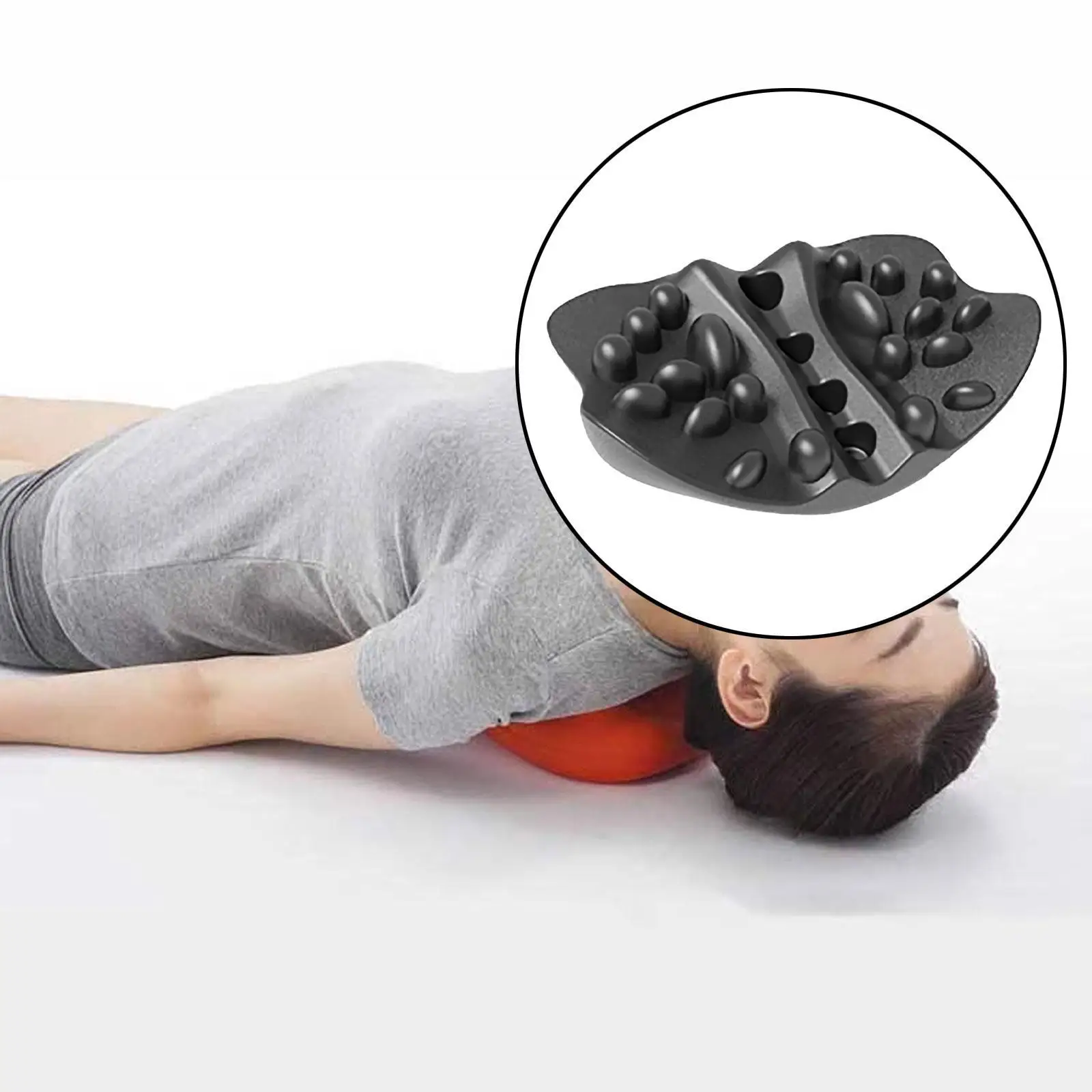 

Upper Back Massage Cushion Personal Body Anti Slip Neck Stretch Massage Tool
