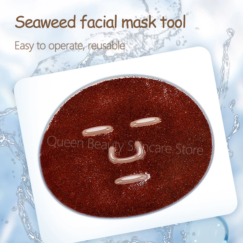 2/5pcs DIY Seaweed Mask Supporting Mould,Powder/Gel Mask Mould,Transparent PVC Reusable Tray,Suitable for Beauty Salon Skin Care