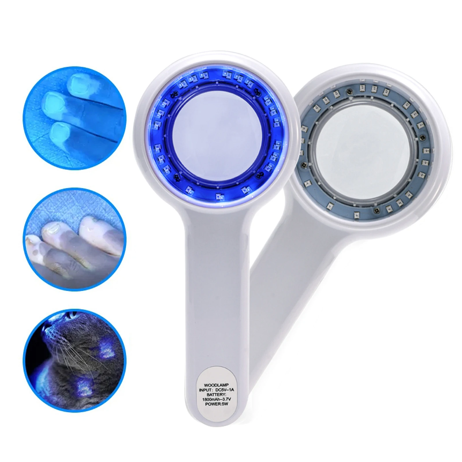 새로운 Wood's Lamp 피부 검사를 위한 자외선 피부 분석 테스트 의료 진단 분석기 기계 개인 미용 관리