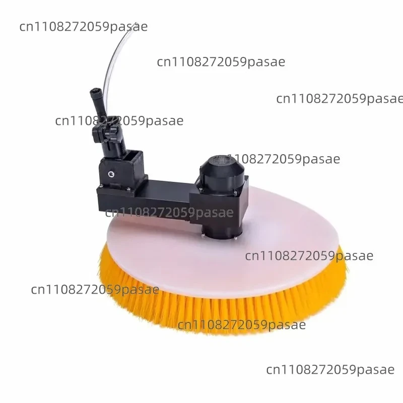 Single-disc Solar Cleaning Equipment Kit, Electric Soft-bristle Solar Panel Cleaning Brush with Telescopic Rod