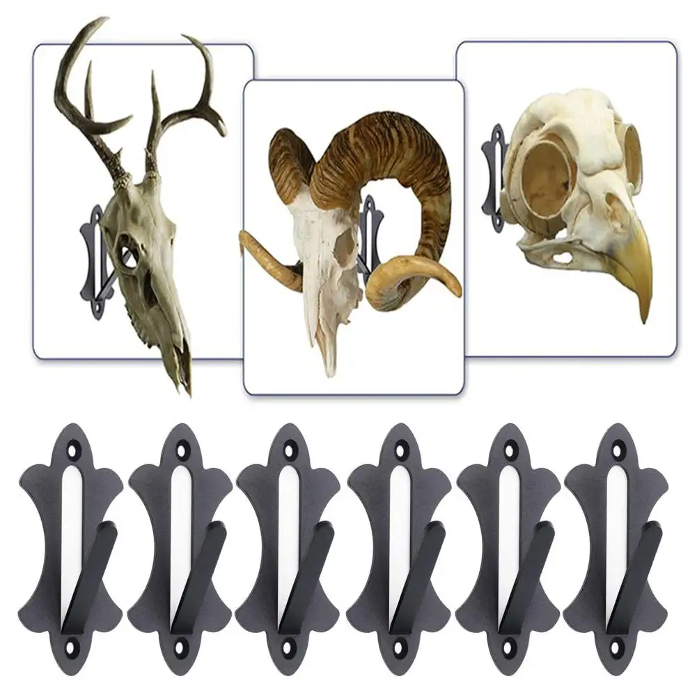 

Powder-coated Skull Holder Heavy Duty Metal Skull Hanger for European Mounts Wall Hanging Hook Rack for Deer Antelope Coyote