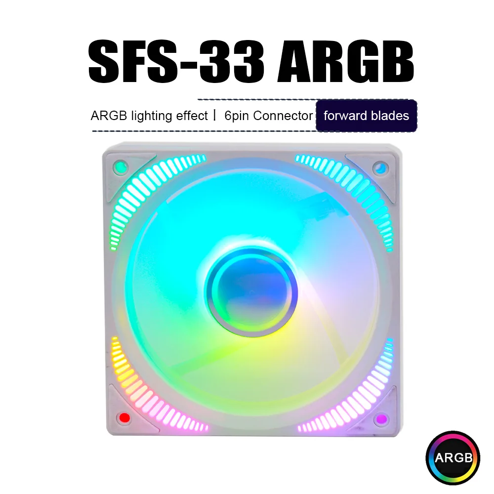 

MANMU 120mm Rgb Led Computer Case Fan Led Cpu Cooler Fan Cpu Cooling Fan Ventilador For Computer