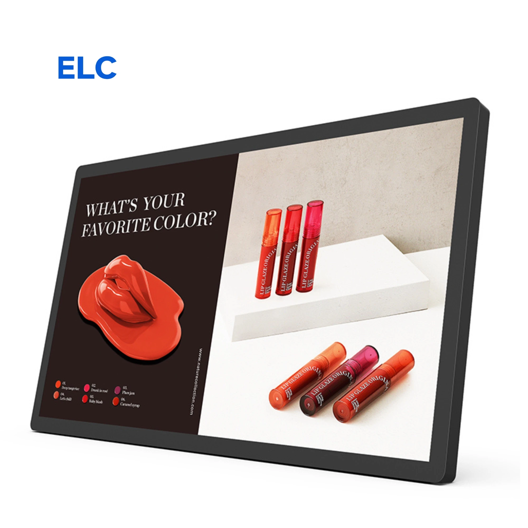 MSELC 21.5 Inch Digital Signage Wall-mounted Ultra-slim LCD Panel Capacitive Touch Screen RK3568 Android 11 2+16GB for Business
