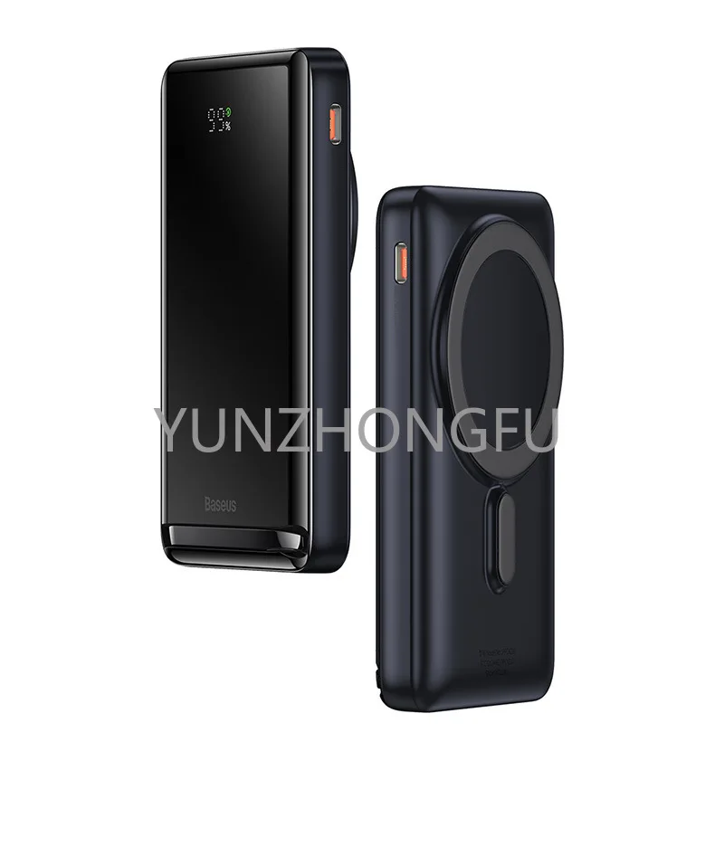 

Power Three-in-One Slim Magnetic Power Bank 10000 Mah20w Applicable To BASEUS Magnetic Bracket Wireless Fast Charging Mobile