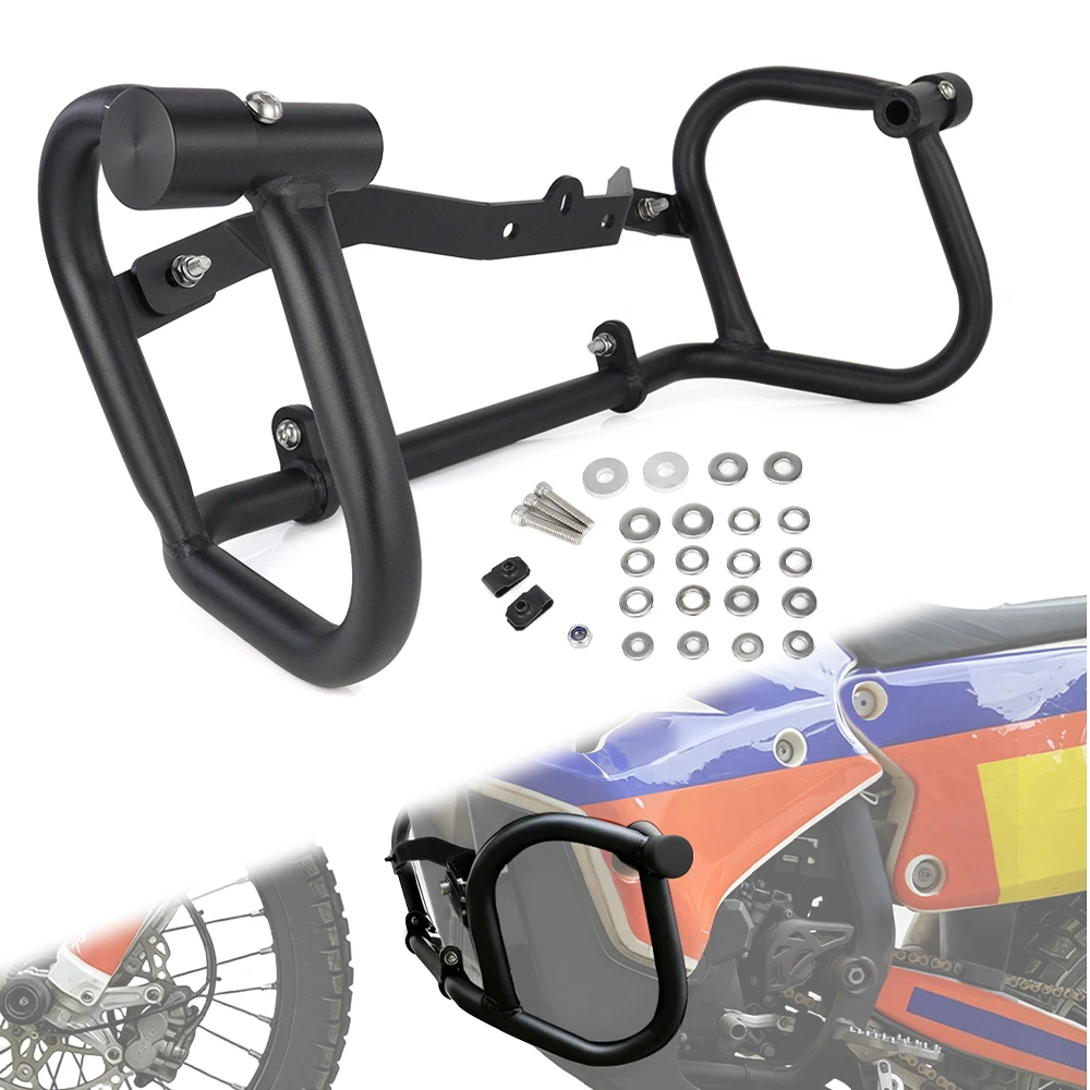 Untere Sturzschutzkäfige Motorrad-Untermotorschutz Stahl-Autobahnstangen für Kove 450 Rally 2024 2025 2026