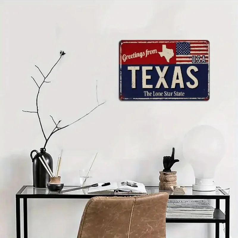 1-حزمة تكساس خمر تحيات لوحة ترخيص علامة معدنية 1-حزمة تكساس خمر تحيات لوحة ترخيص علامة معدنية