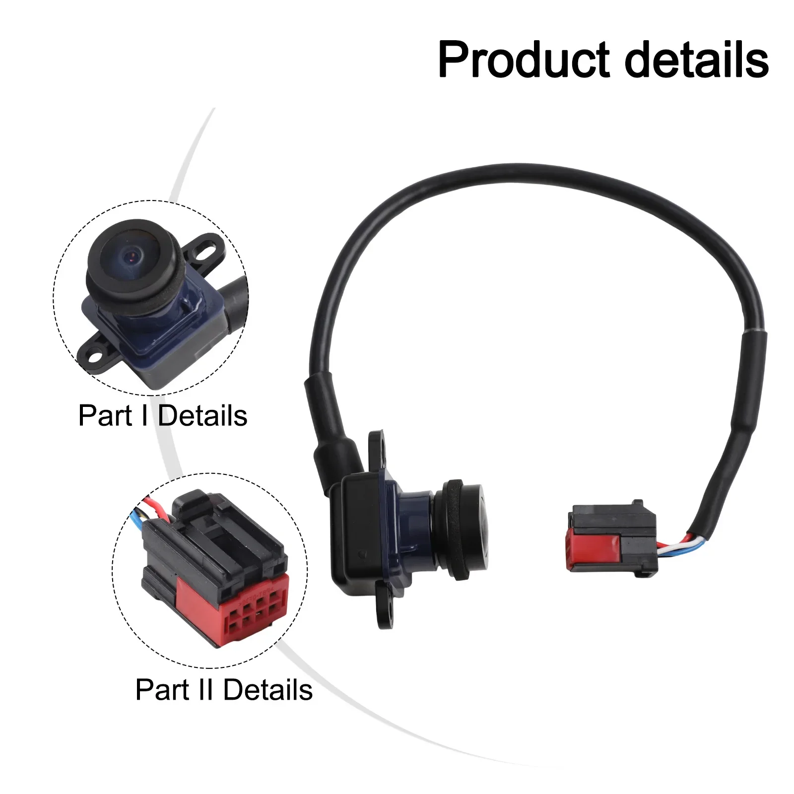 

OEM Number 7355951810 Parking Assist Parking Camera Parking Assist Camera 12V 6-Pins Easy Installation High-quality Materials