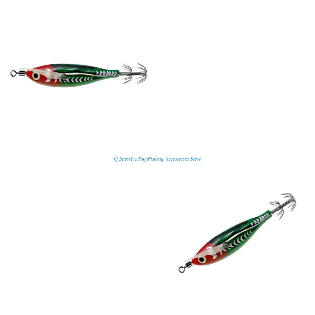 

Fishing Squid Jig Hard Fishing Lures Luminously Shrimp Prawns Lures Enduring