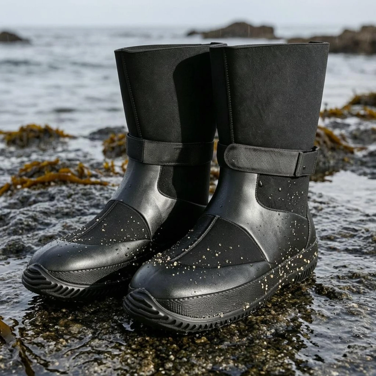 Botas de Buceo de Neopreno con - Aquatic Sports Swimming reseña y precio