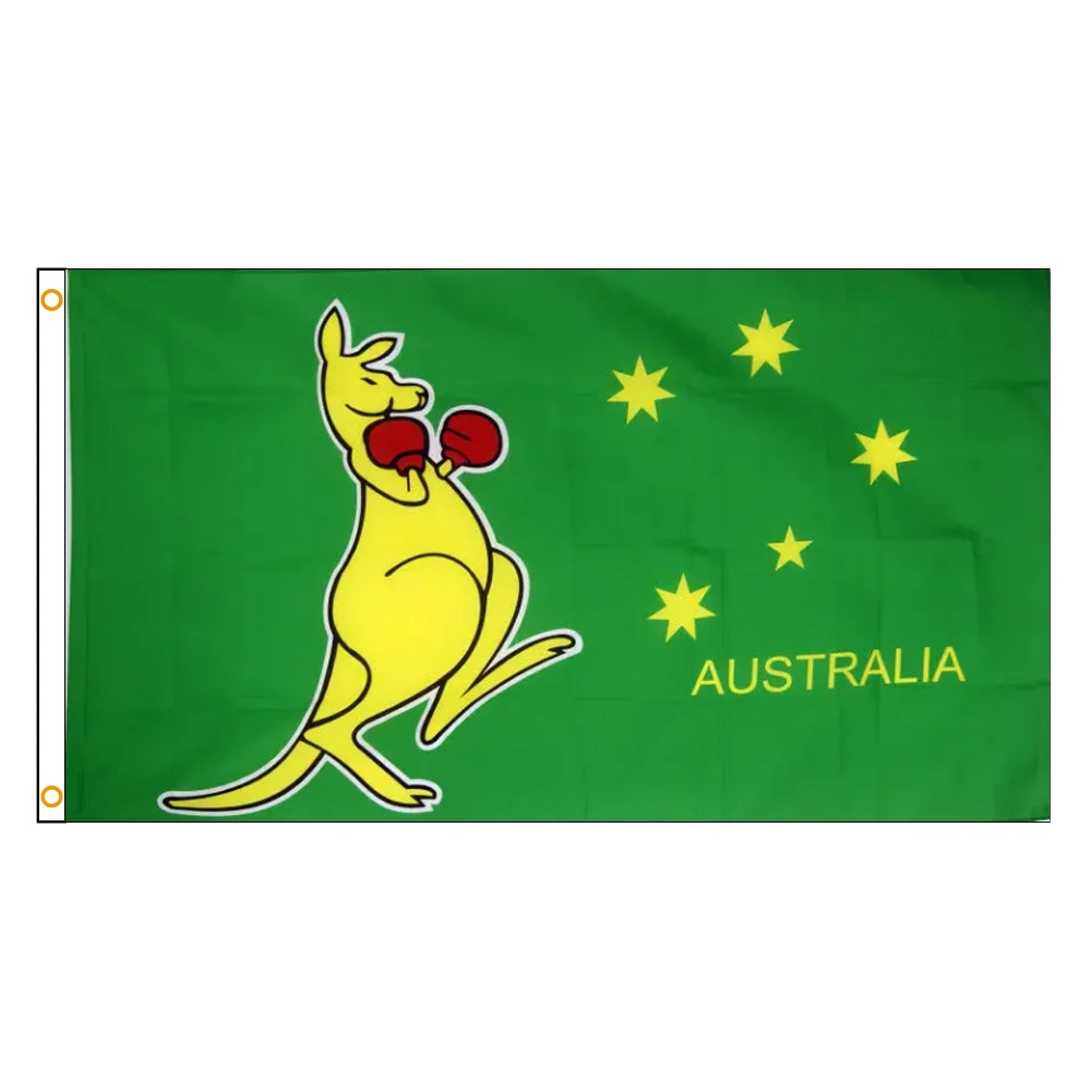 90*150cm Australian boxing kangaroo Flag