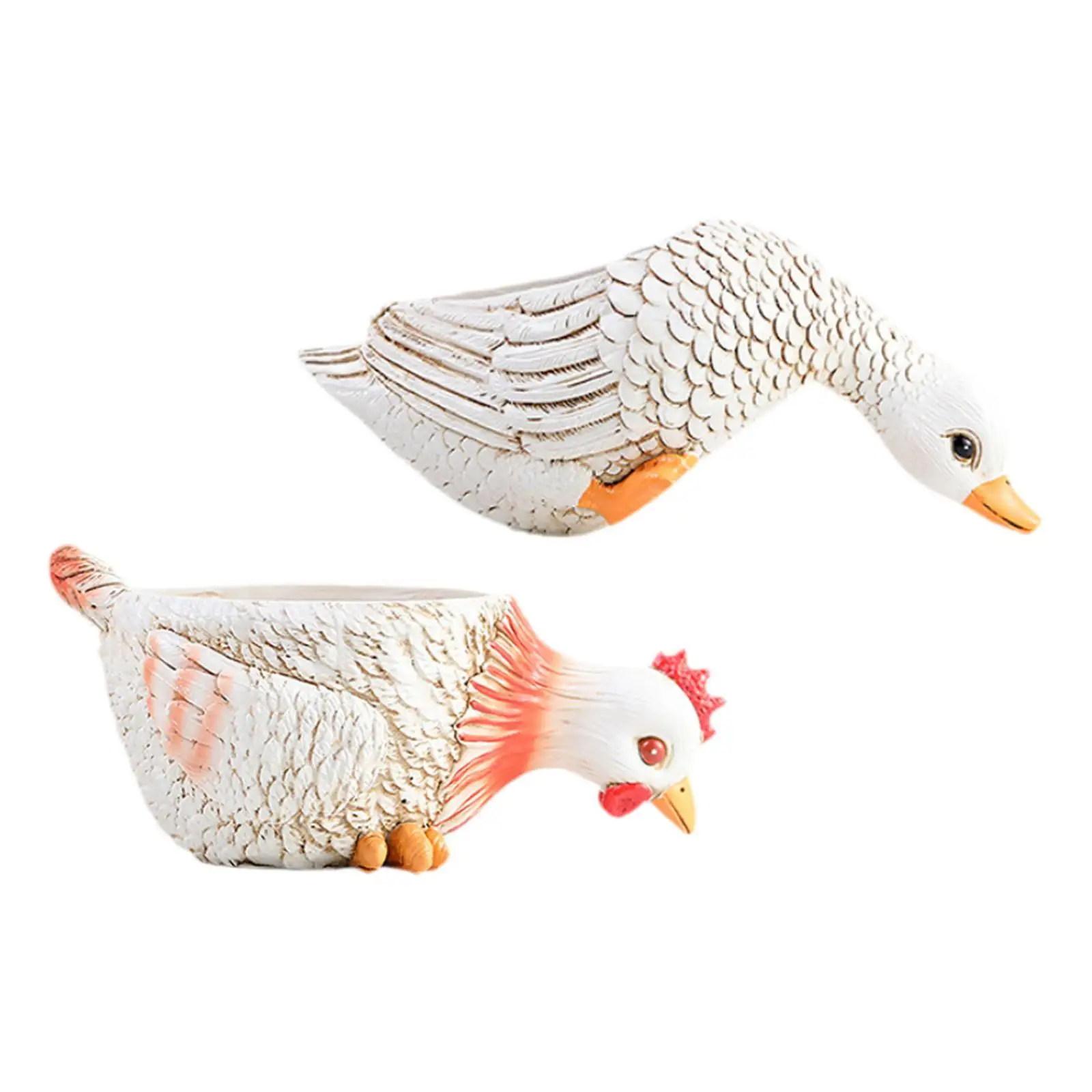 Animal Flower Pot Figure, Mini Flower Pot, Flower Pot for Desk Decoration